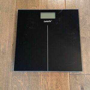 Letsfit Black Digital Scale